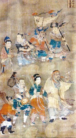 古代绘画中的伶官